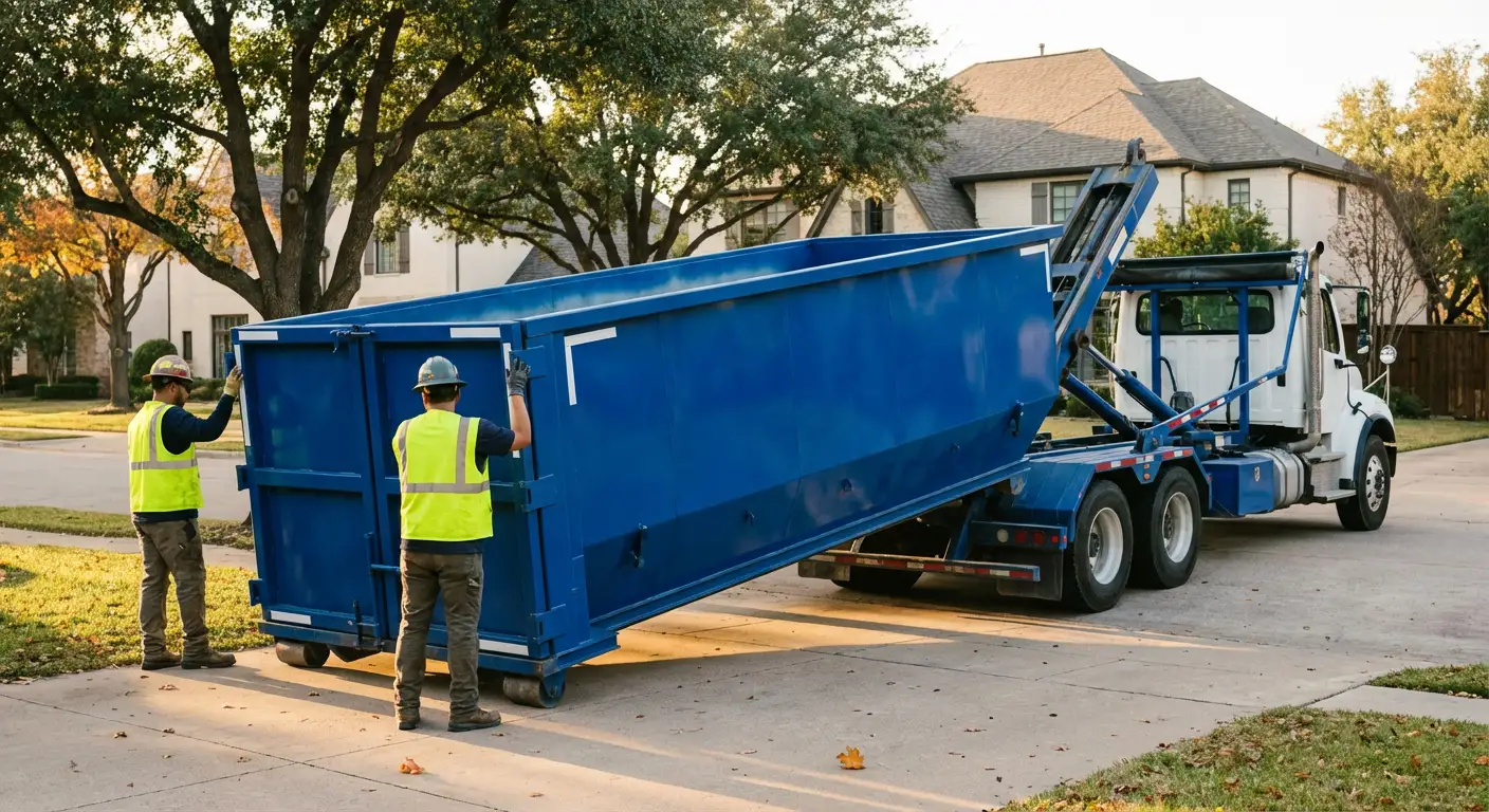 Roll-off dumpster rental service in Odessa