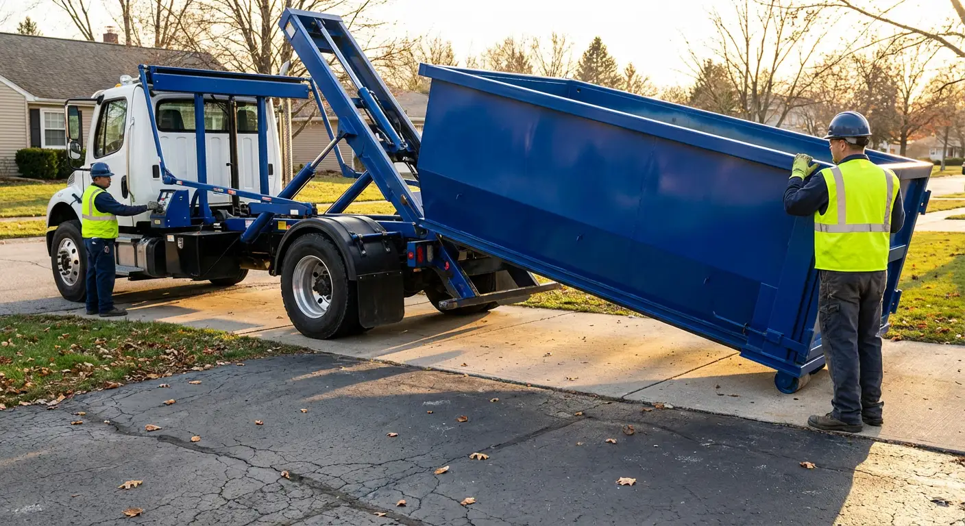 Roll-off dumpster rental service in Odessa, TX