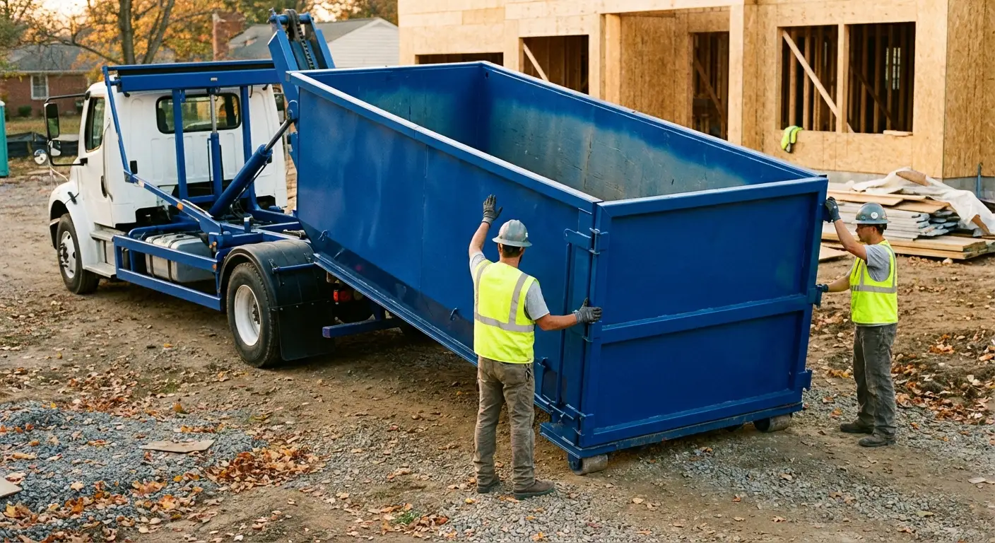 Construction dumpster delivery and waste management in Odessa, TX