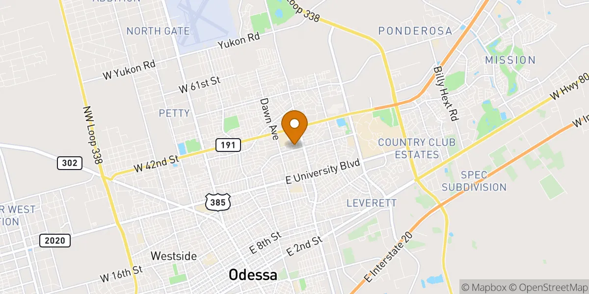 Odessa neighborhood map in Odessa, TX