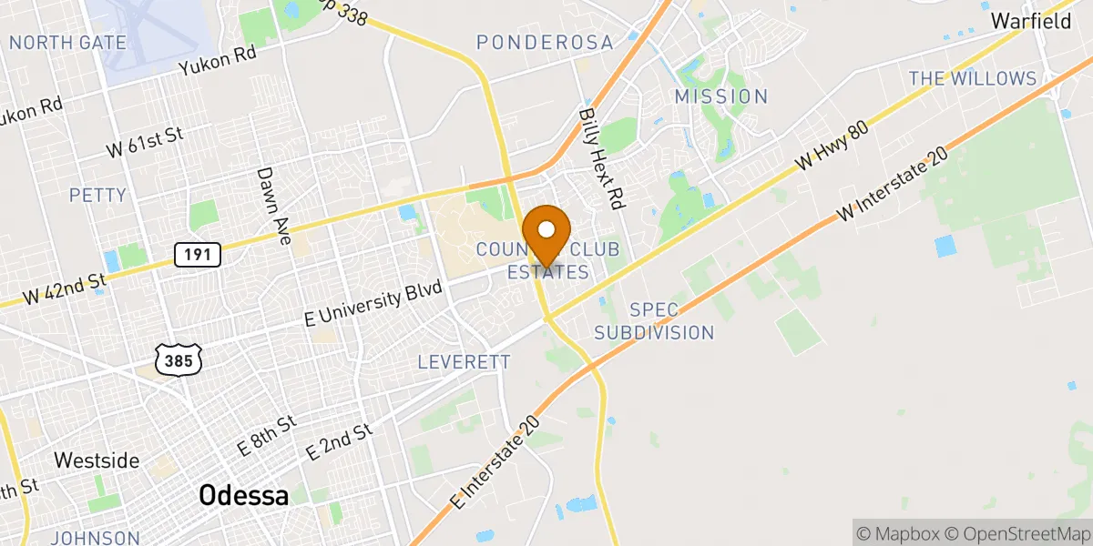  neighborhood map in Odessa, TX